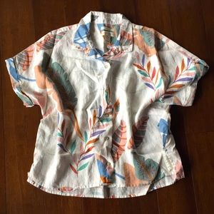 EUC Cynthia Rowley Linen Top